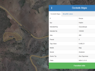 Hadim-Göynükkışlada Muhteşem Yatırım Fırsatı